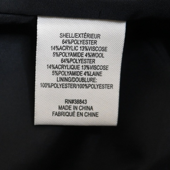 Maralyn & Me Women's XL Gray Plaid Lined Coat - Picture 9 of 10